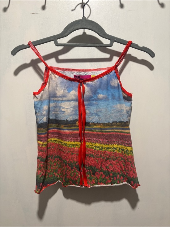 Tyler Mcgillivary Tops - TYLER MCGILLIVARY tulip fields tank top flowers size large